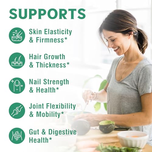 Bovine Collagen Peptides Powder for Women and Men, Grass-Fed Hydrolyzed Collagen Protein Type I & III, Skin, Hair, Nails, Bones, Joints & Digestion, Unflavored, Non-GMO, Keto & GF, 11 Servings, 8oz