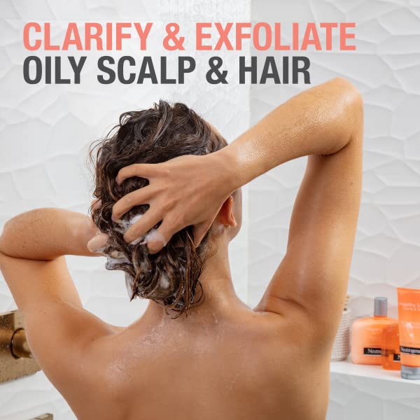 Healthy Scalp Clarify and Shine Scalp Scrub with Pink Grapefruit, for Exfoliating, Clarifying, Cleaner Hair, Hair Mask, Vitamin C