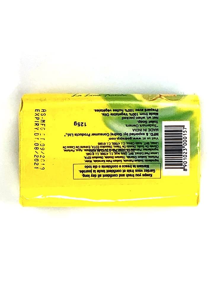 Cinthol Lime Bath Soap - 75g (Pack of 4) | Lemony Deo Fragrance | Grade 1 Soap | For All Skin Types