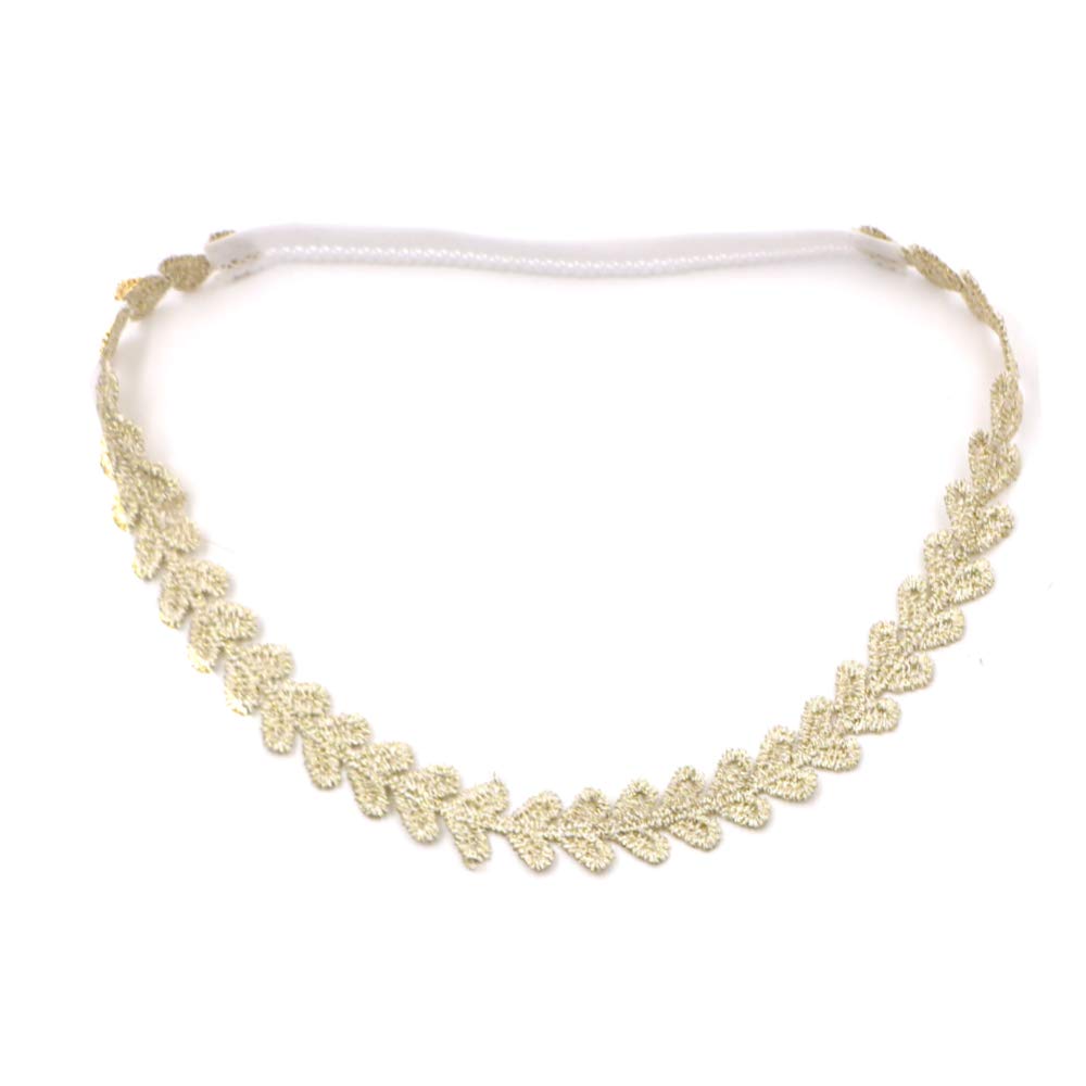 Zapire 6pcs Lace Floral Headbands for Baby Girl Elastic Flower Bows Hair Bands Beautiful Kid Girl Hairbands Hair Accessories