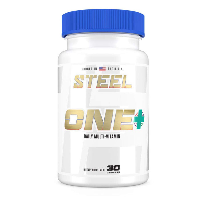 Steel Supplements ONE+ | Once Daily Multivitamin for Men and Women | Mineral Supplement for Micronutrients | Vitamins A B C D E, Biotin, Spectra, Zinc, Magnesium | 30 Day Supply