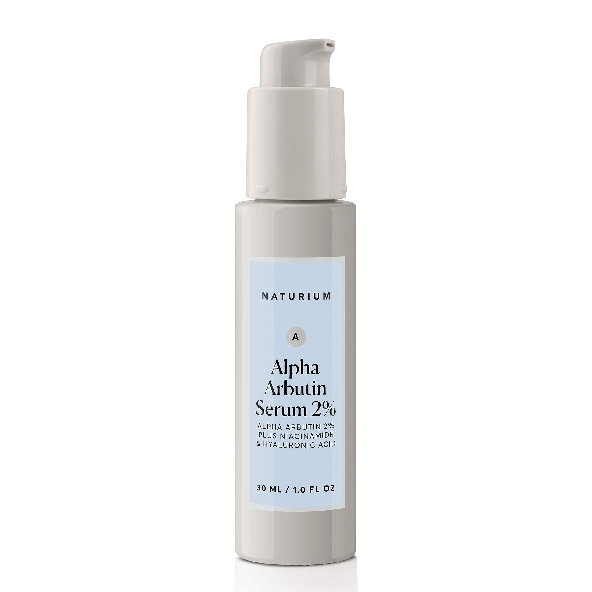 Naturium Alpha Arbutin Serum 2% with Alpha Arbutin, Niacinamide & Lemon, Face & Skin Care, 1 oz