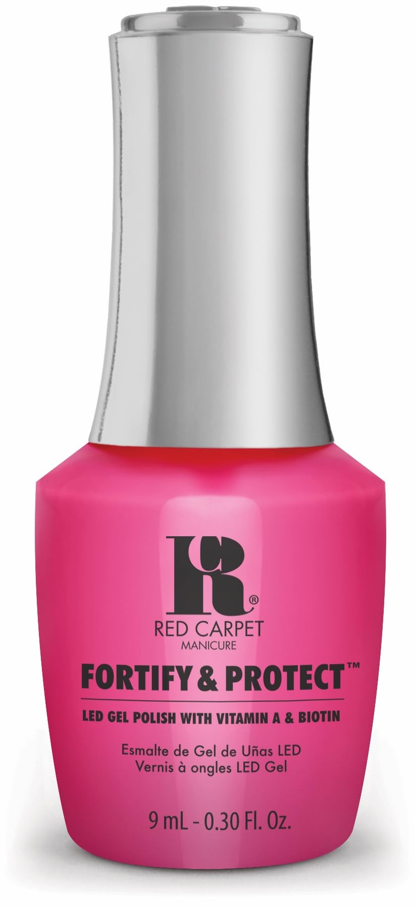 Red Carpet Manicure Fortify & Protect Publicist In Pink LED Nail Gel Color, 0.3 Fl. Oz.
