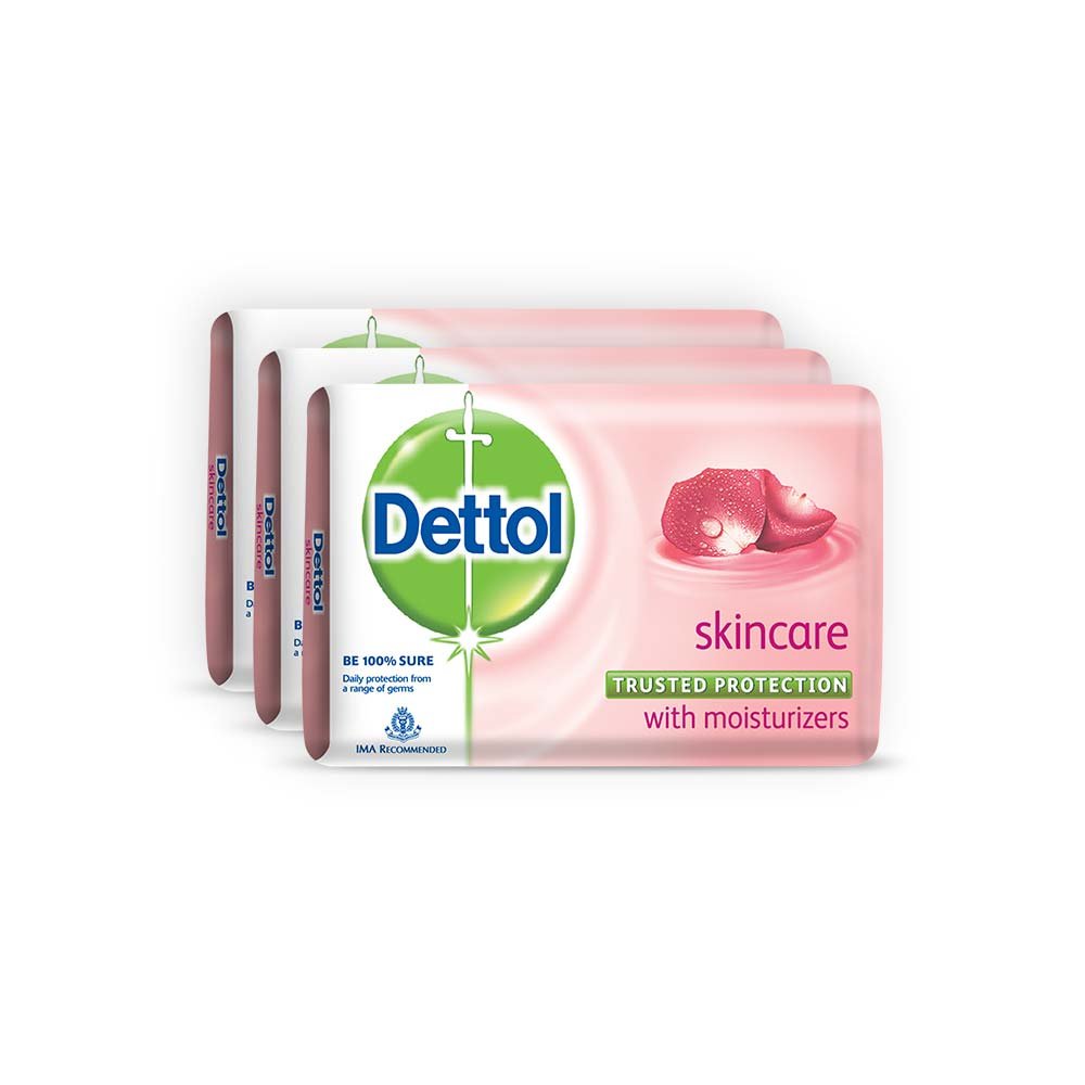 Dettol Soap Value Pack, Skincare - (3 Pieces X 125 g)