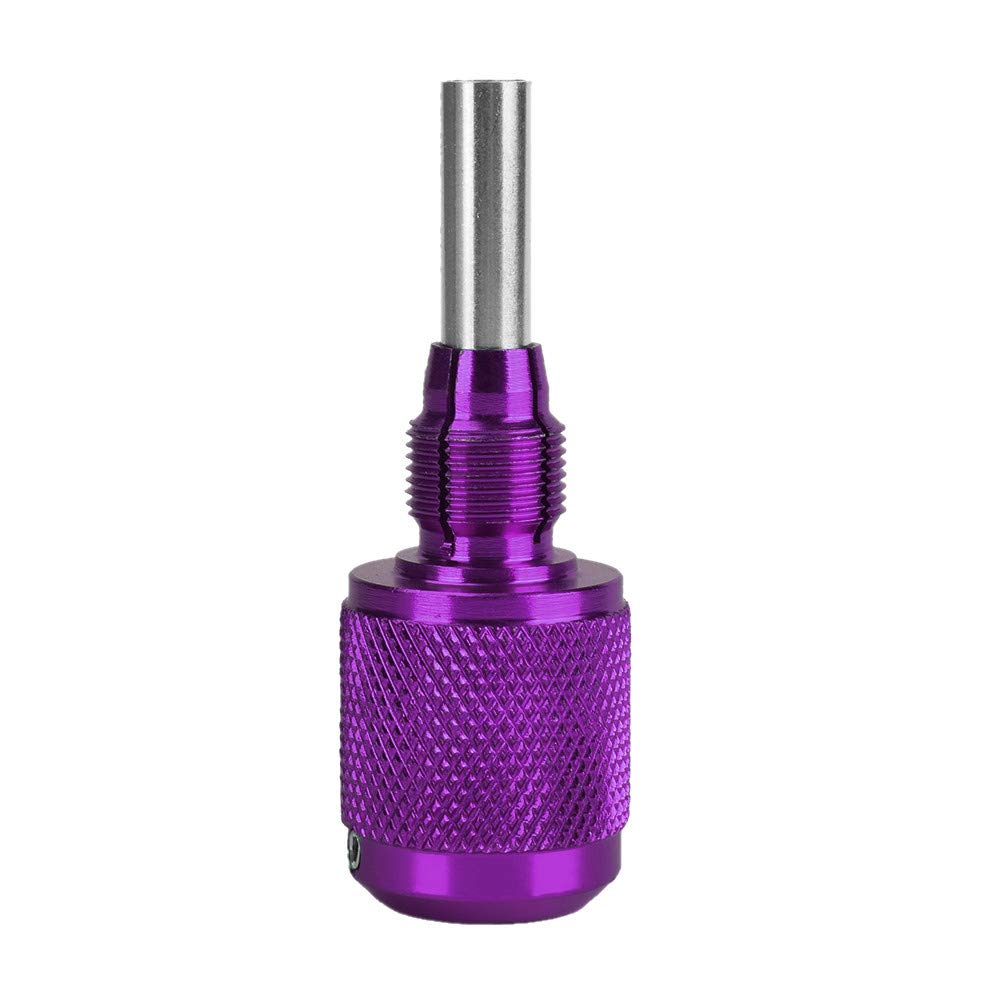 ATOMUS 25mm Tattoo Grips Tubes Self-lock Aluminum Alloy Tattoo Gun Grip Auto Self Locking Handle for Tattoo Machine Supply Body Art Tattoo Machine Parts Grips (Purple)