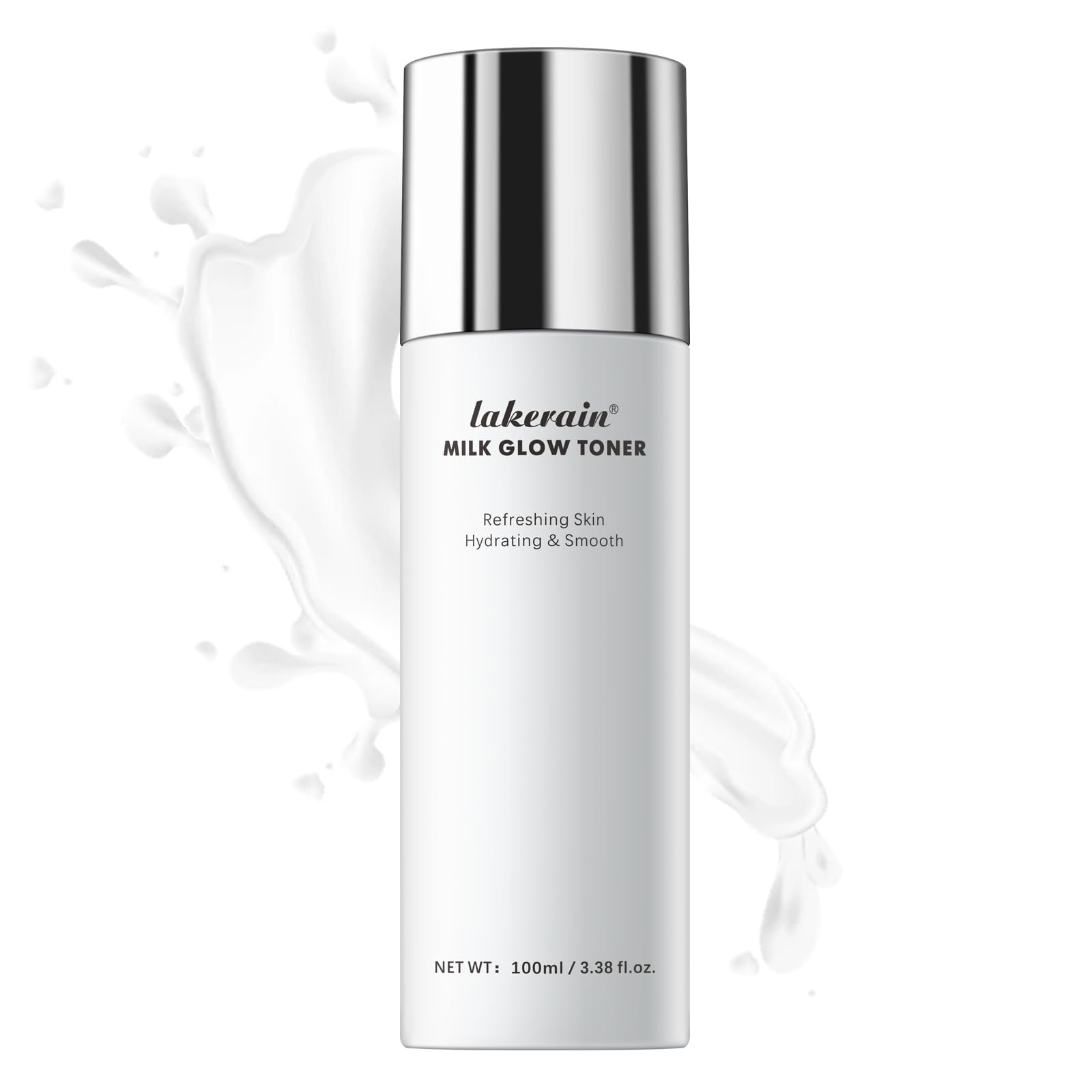 Milk Glow Toner for Face - Deep Hydrating Milky Facial Toner with Niacinamide, Refreshing Skin, Moisturizer & Smooth, Ordinary Toner Skin Care, Cruelty Free, Vegan (100ml)