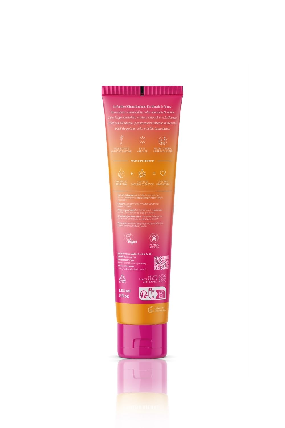 KHADI COLOR FINISH After Hair Dye Conditioner - Quick Color Set, Immediate Combability, Brilliant Shine, 100% Vegan, 5 Fl oz