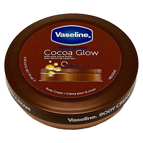 Vaseline Intensive Care Glow Body Cream - Cocoa for Unisex - 2.53 oz Body Cream