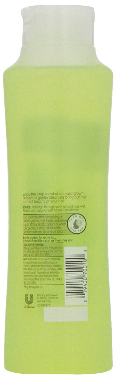 Suave Essentials Shampoo, Juicy Green Apple 12 oz