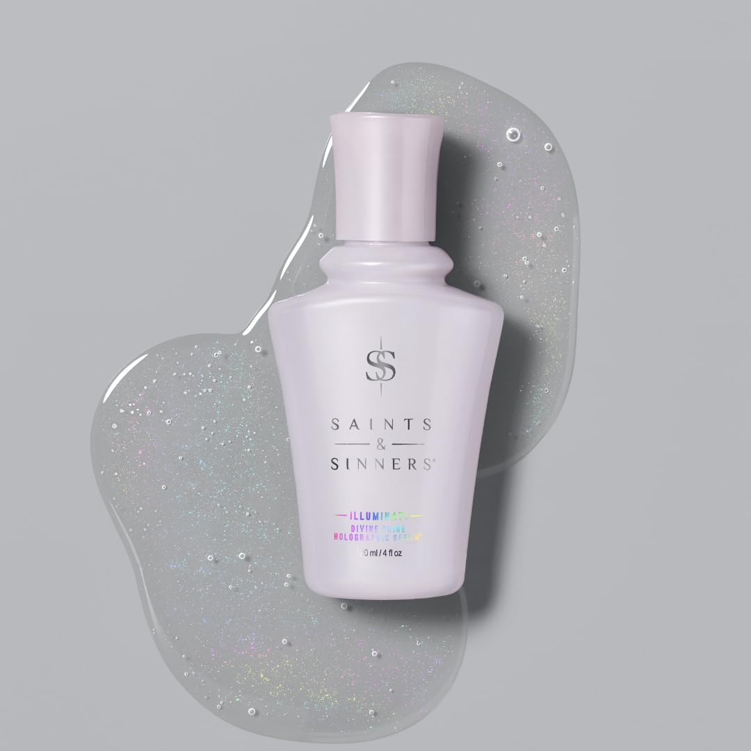 Saints & Sinners Award-Winning Illuminati Divine Shine Holographic Serum - Smoothing Hair Serum, Thermally & Environmentally Protects, Adds Shine