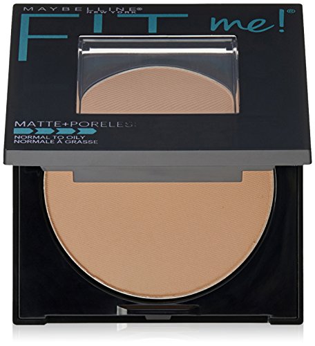 Maybelline New York Fit Me Matte Plus Poreless Powder, Natural Tan, 0.3 Ounce