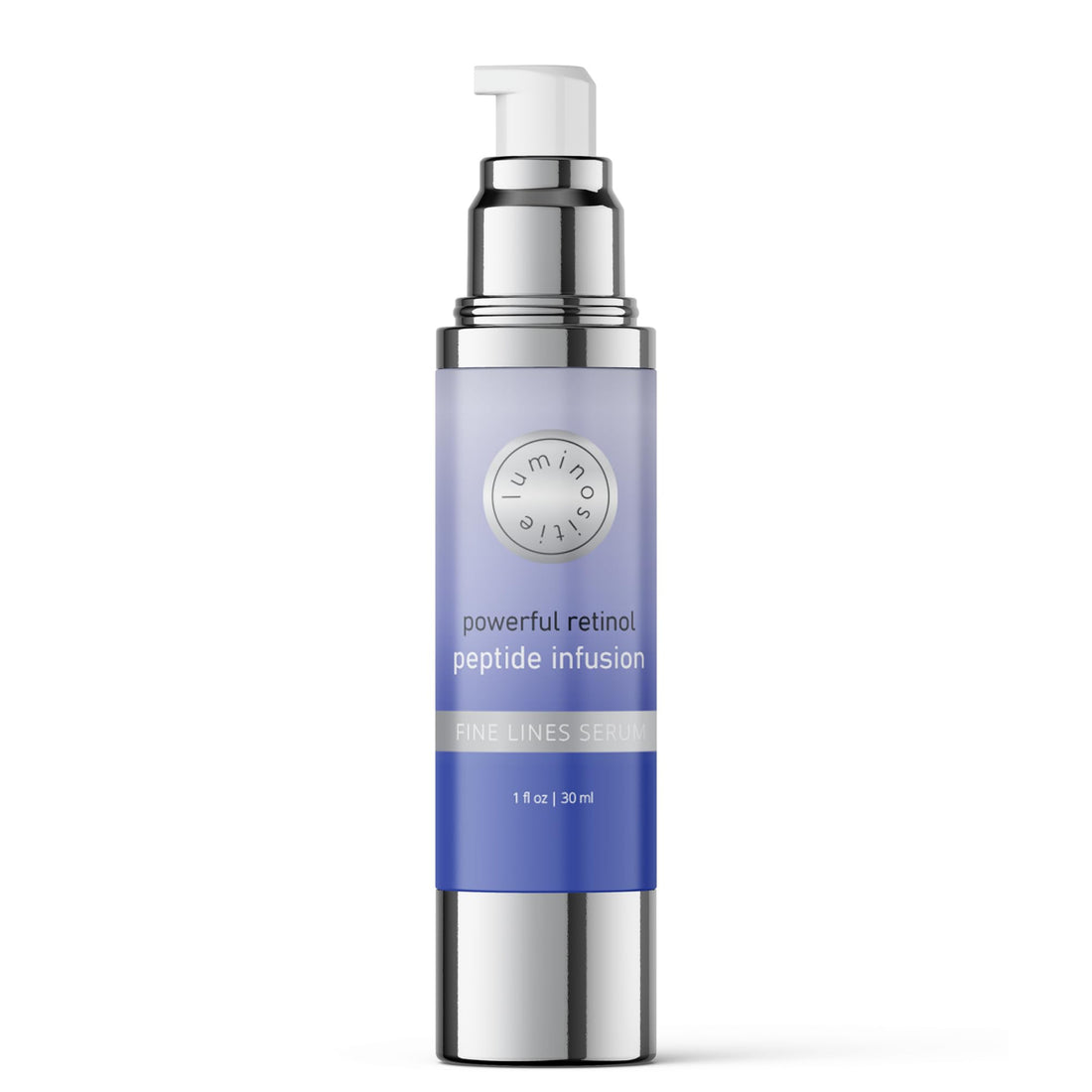 Peptides Serum for Face - Hydrating Collagen Boost Anti Aging Serum with Retinol for Fine Lines & Wrinkles by Luminositie (30ml, Vegan)