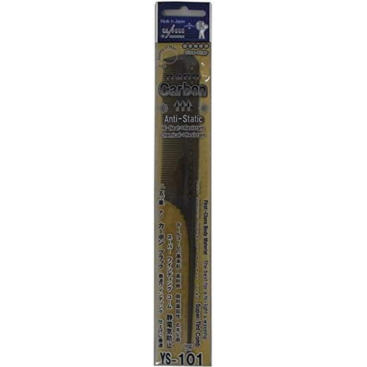 YS Park 101 Winding Tail Comb - Carbon