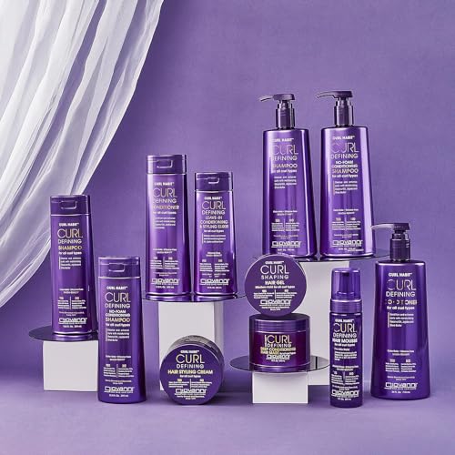 GIOVANNI Curl Habit Curl Defining Conditioner - Conditioner Curly Hair, Condition & Enhance Curls with Coconut Oil, Jojoba, & Shea Butter, Vegan, Cruelty-Free, Silicone Free Curl Conditioner - 13.5 oz