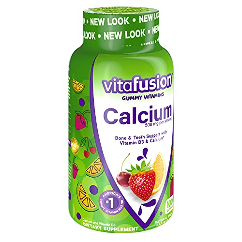 Vitafusion Calcium Adult Gummy Vitamins, 100 Gummy Vitamins