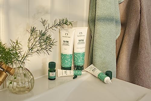 The Body Shop Tea Tree Skin Clearing Daily Face Scrub - Exfoliating and Purifying For Blemished Skin - Vegan - 4.2 Fl Oz