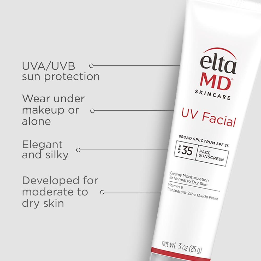 EltaMD UV Facial Broad-Spectrum SPF 30+ (3 oz Tube) by EltaMD