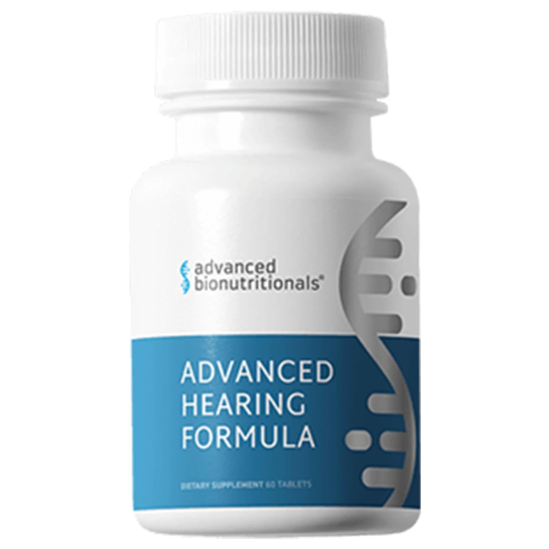 Advanced Bionutritionals – Advanced Hearing Formula Supplement, Ear Health Vitamins, Support Auditory Nerve Function, Multivitamin with Vitamins A, C, E, Folic, Calcium, Magnesium, Zinc (60 Tablets)
