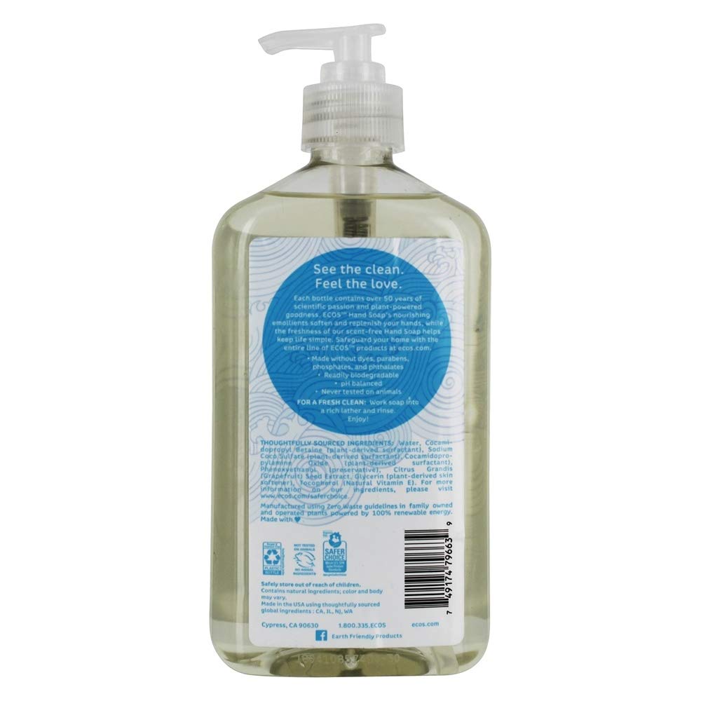 Earth Friendly Products - Hand Soap Fragrance Free | 500ml