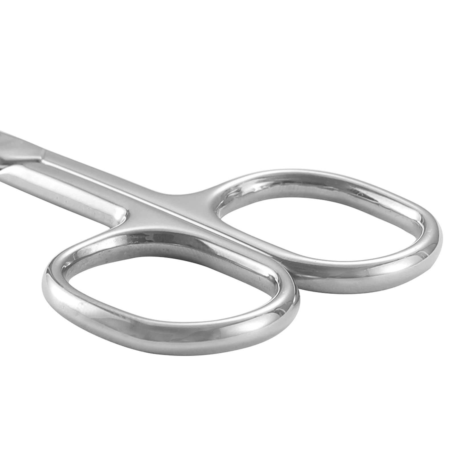 LIVINGO Premium Manicure Scissors Multi-purpose Stainless Steel Cuticle Pedicure Beauty Grooming Kit for Nail, Eyebrow, Eyelash, Dry Skin Curved Blade 3.5 inch