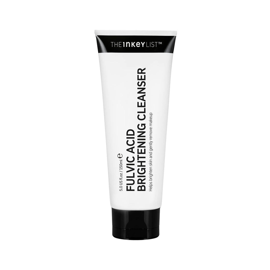 The Inkey List Fulvic Acid Brightening Cleanser Gently Cleanses and Exfoliates The Skin. For Dark Spots, Dullness, And Uneven Texture. 150 ml