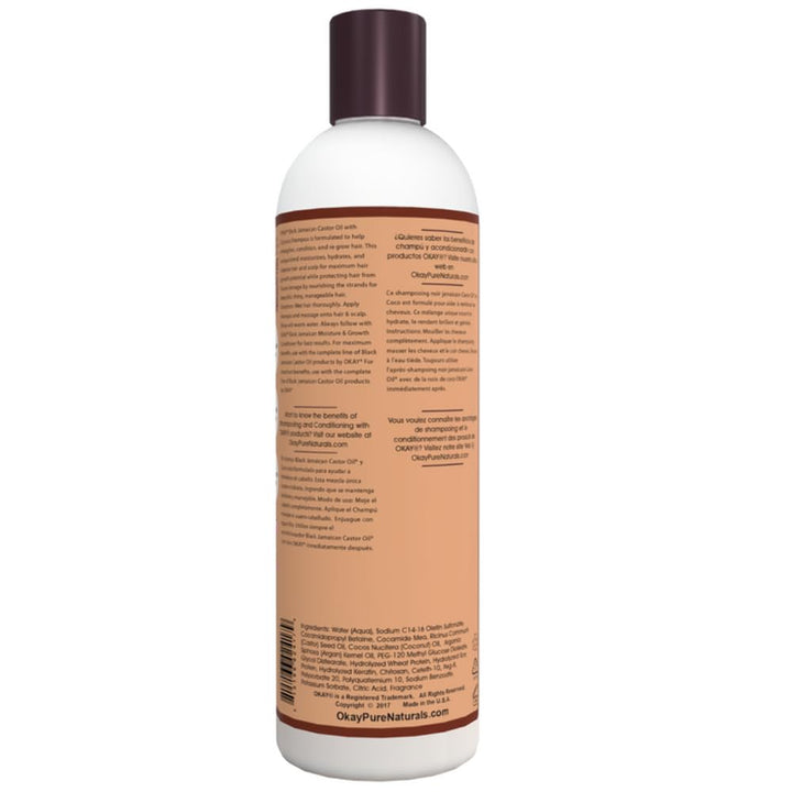 OKAY OKAY-BJCOCOC12 12 oz 355 ml Black Jamaican Castor Oil Coconut Curls Conditioner Moisture Growth