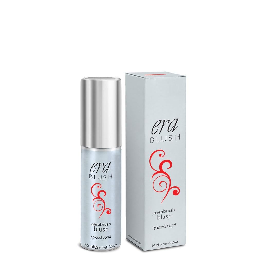ERA Beauty spray makeup, BLUSH - Spiced Coral, 1.5 ounce, professional airbrush cosmetics by Era Beauty