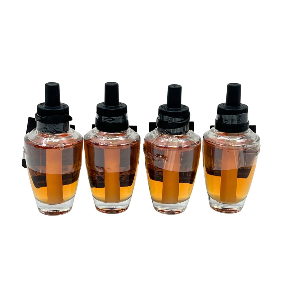 Bath & Body Works Caramel Pumpkin Swirl Wallflowers Fragrance Refill 0.8 oz 4 Pack
