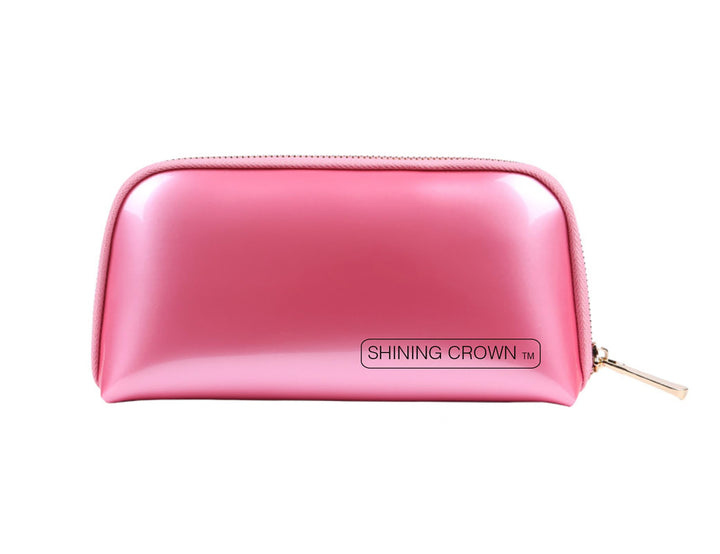 SHINING Crown By EMILYSTORES Muliti-Functional Portable Travel Makeup Tote Bag Cosmetic Pouch For Storage Toiletry Travel Accessories, Pink Color