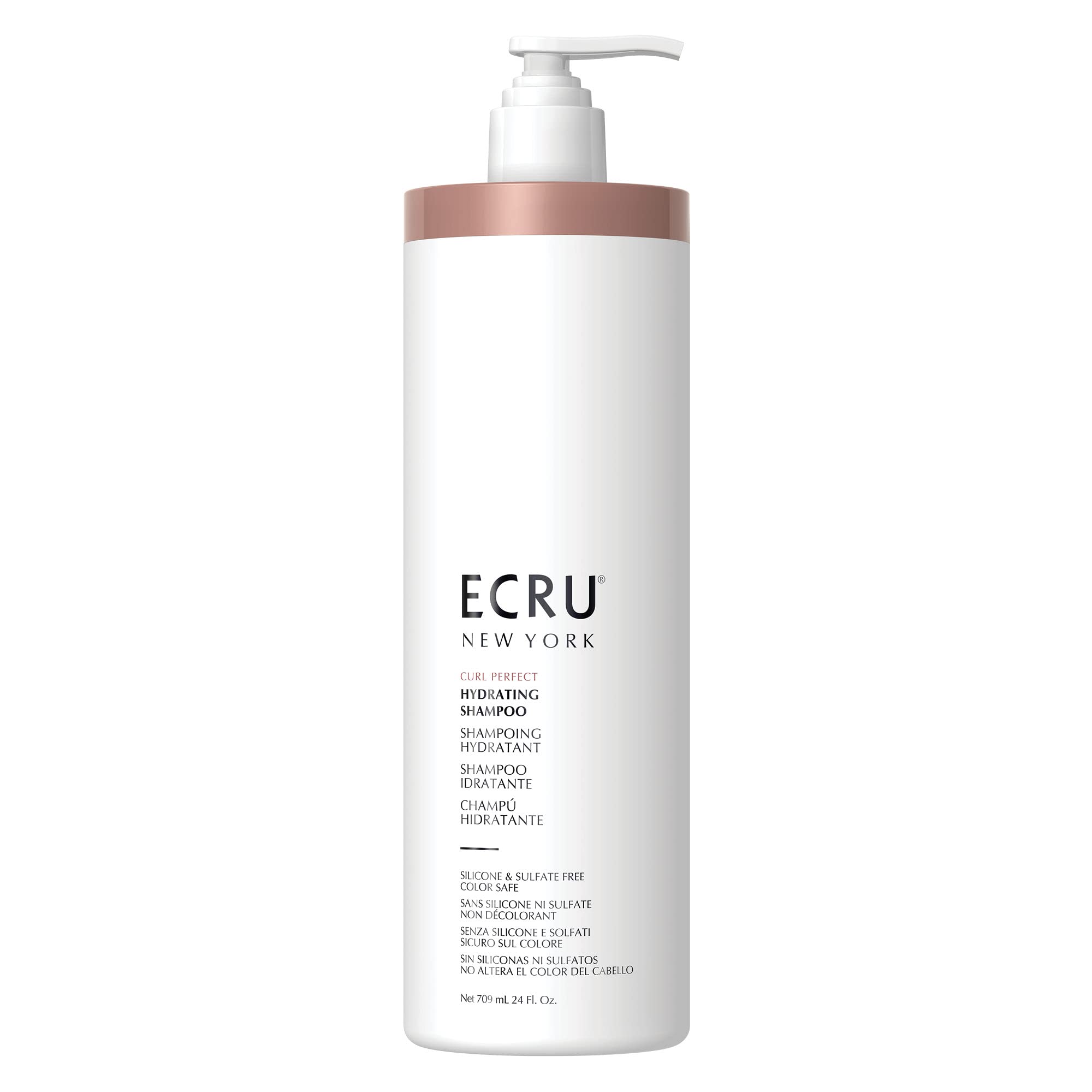 ECRU New York Curl Perfect Hydrating Shampoo, Curly Hair Shampoo for Women or Men, 24oz
