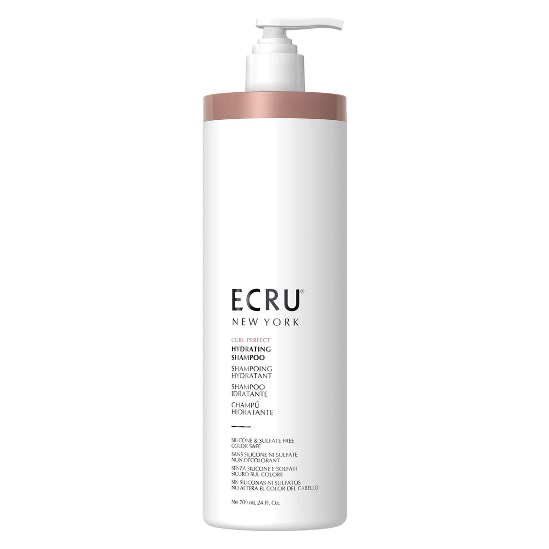 ECRU New York Curl Perfect Hydrating Shampoo, Curly Hair Shampoo for Women or Men, 24oz