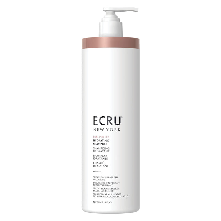 ECRU New York Curl Perfect Hydrating Shampoo, Curly Hair Shampoo for Women or Men, 24oz