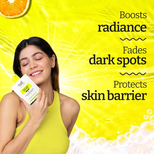 Chemist at Play Brightening Body Wash | Glowing Skin Vitamin C Bodywash | Helps to Reduce Fades Dark Spots, Evens out Skin Tone | Alpha Arbutin | 30X Vitamin C with Camu Camu | For Women & Men | 236ml