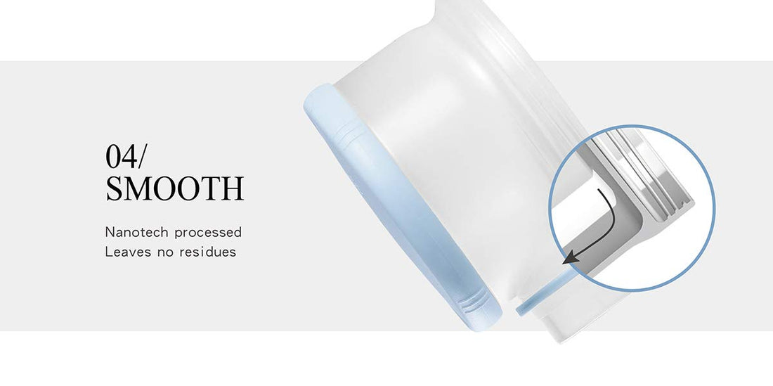 Simba Twist-Lock Stackable Milk Powder Formula Dispenser and Snack Storage Containers, Blue (BPA Free)