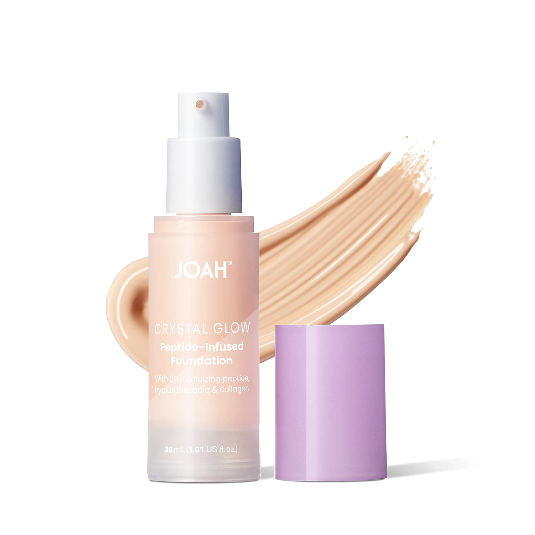 JOAH Primedation Foundation, Multitasking Korean Makeup Foundation with Blurring Face Primer, Luminizer, Hydration & Skin Defense for a Flawless Finish - Fair Cool
