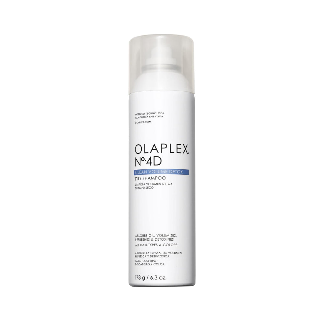Olaplex No. 4D Clean Weightless Volume Dry Shampoo, Detoxifies Scalp, Neutralizes Odor, Leaves Hair Feeling Clean, For All Hair Types, 6.3 oz