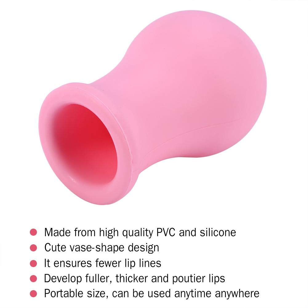Lip Plumping Device, Soft Silicone Lips Enhancer Plumper Tool , Portable Lip Plumper Enhancer Device Makes Your Lip Looks More Full
