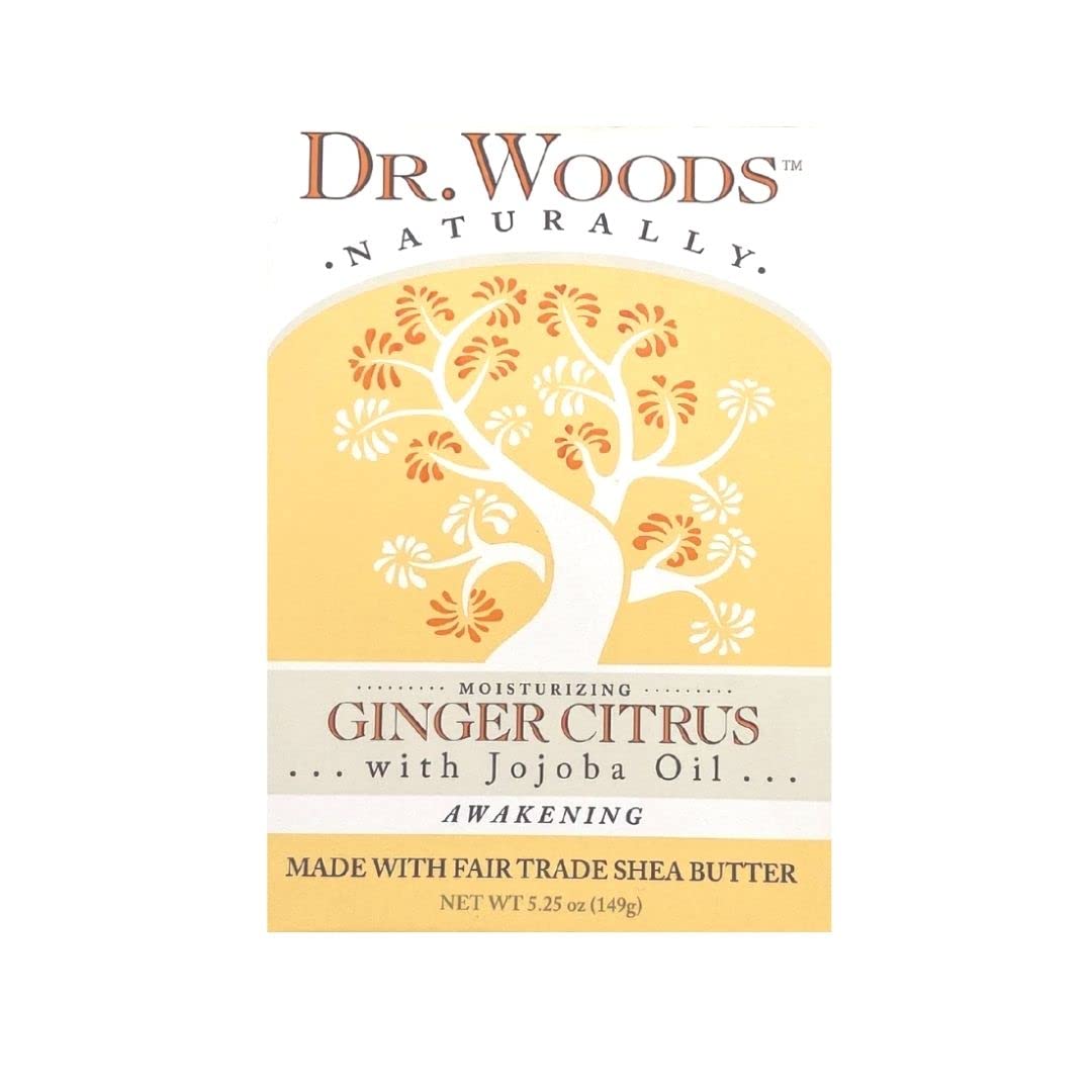 Dr. Woods : Bar Soap Ginger Citrus, 5.25 Oz