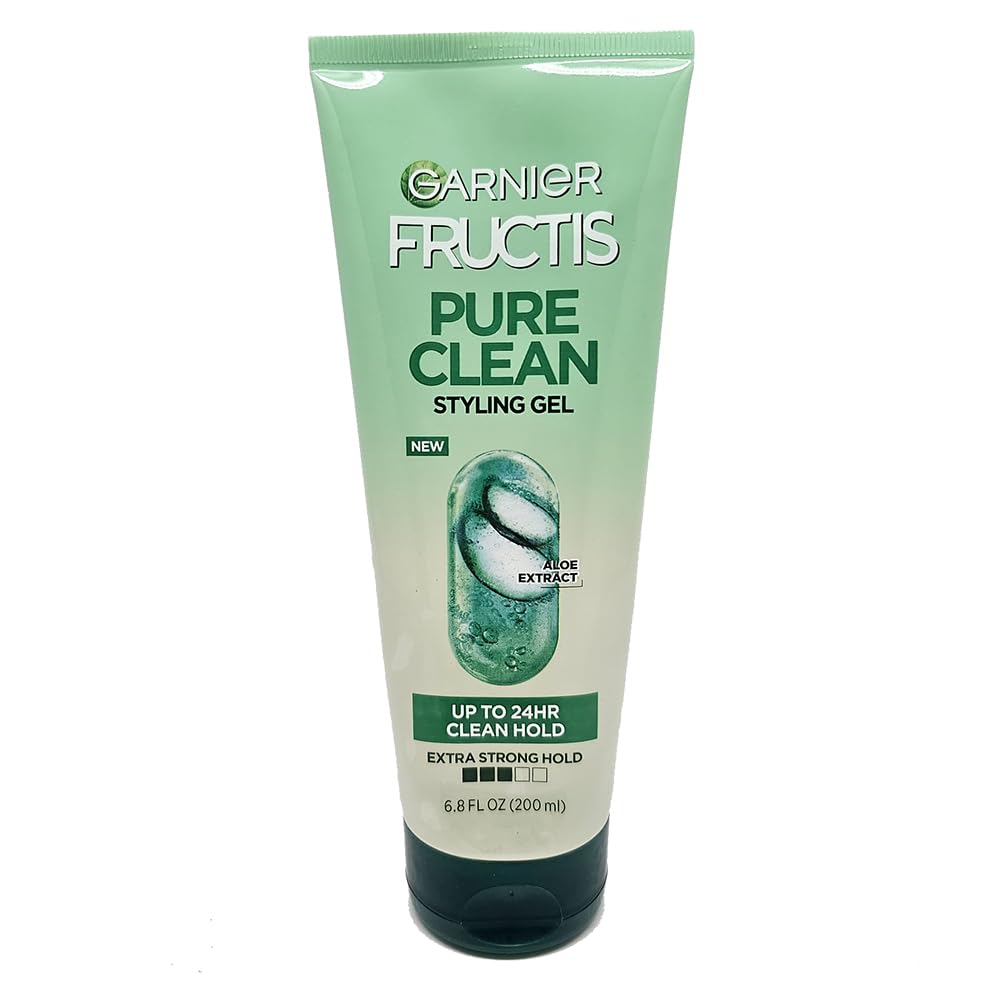 Garnier Fructis Style Pure Clean Styling Gel 6.8 oz (Pack of 2)
