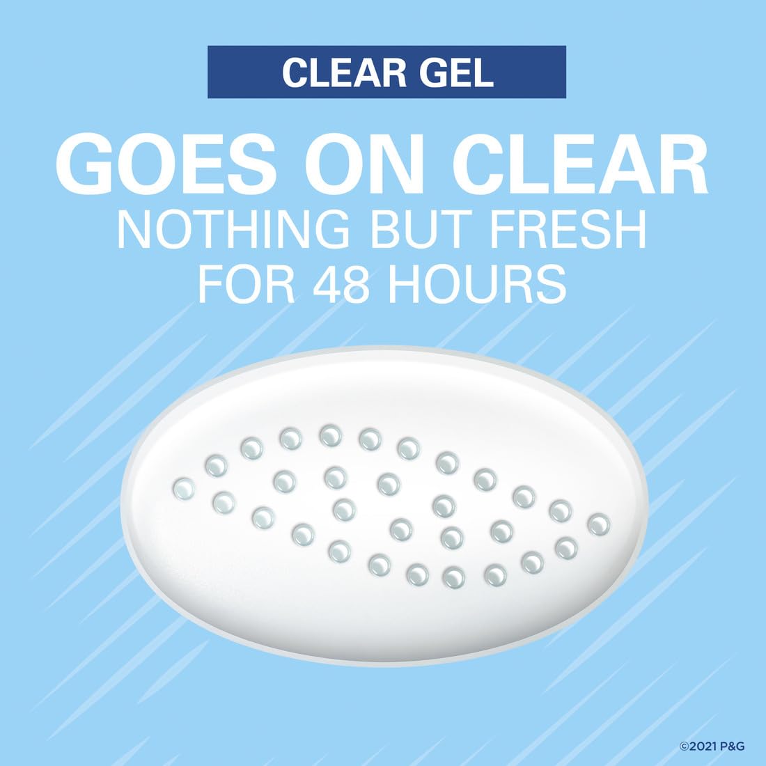 Secret Outlast Clear Gel A/P Deodorant Protecting Powder 2.7 oz. (Pack of 2)