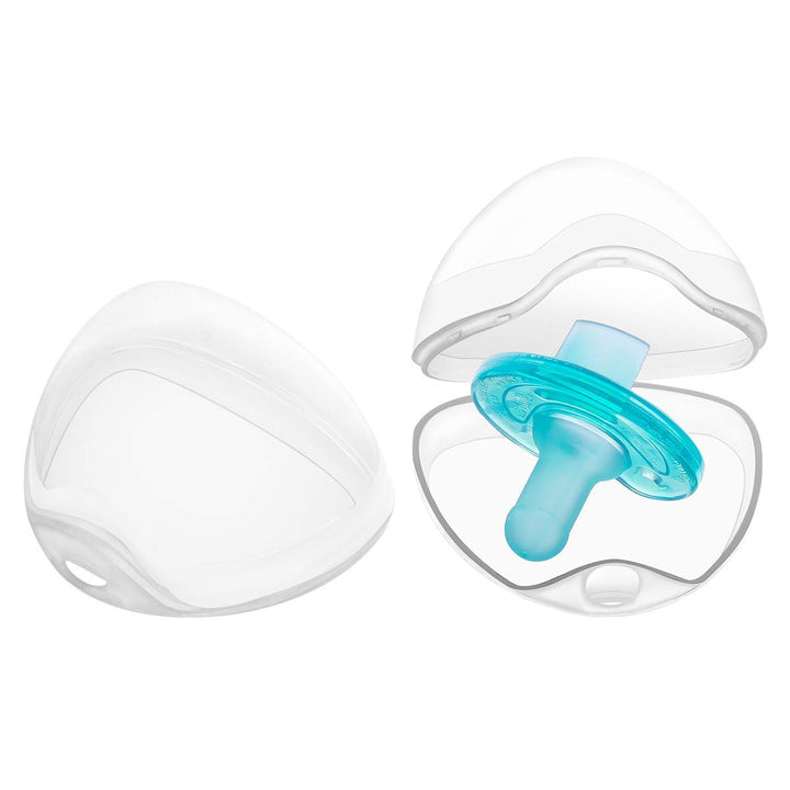 LANEYLI Pacifier Case& Nipple Shield Case BPA Free (Transparent)