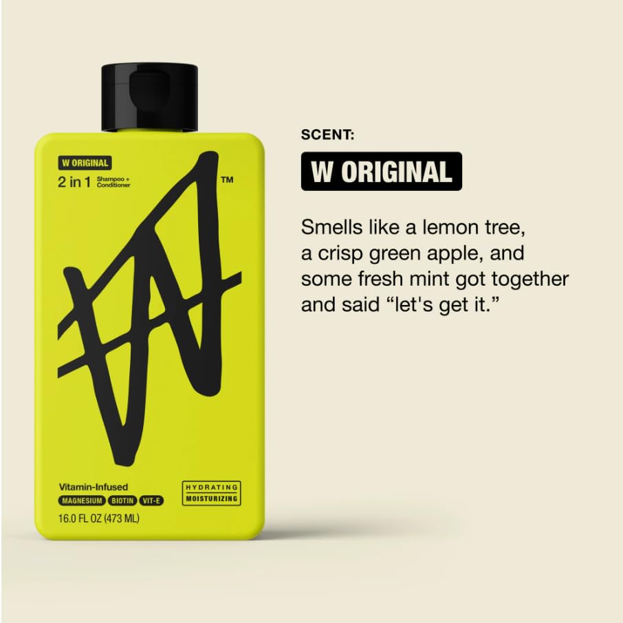 W Original W by Jake Paul Hydrating 2in1 Shampoo & Conditioner for All Hair Types 16 fl oz