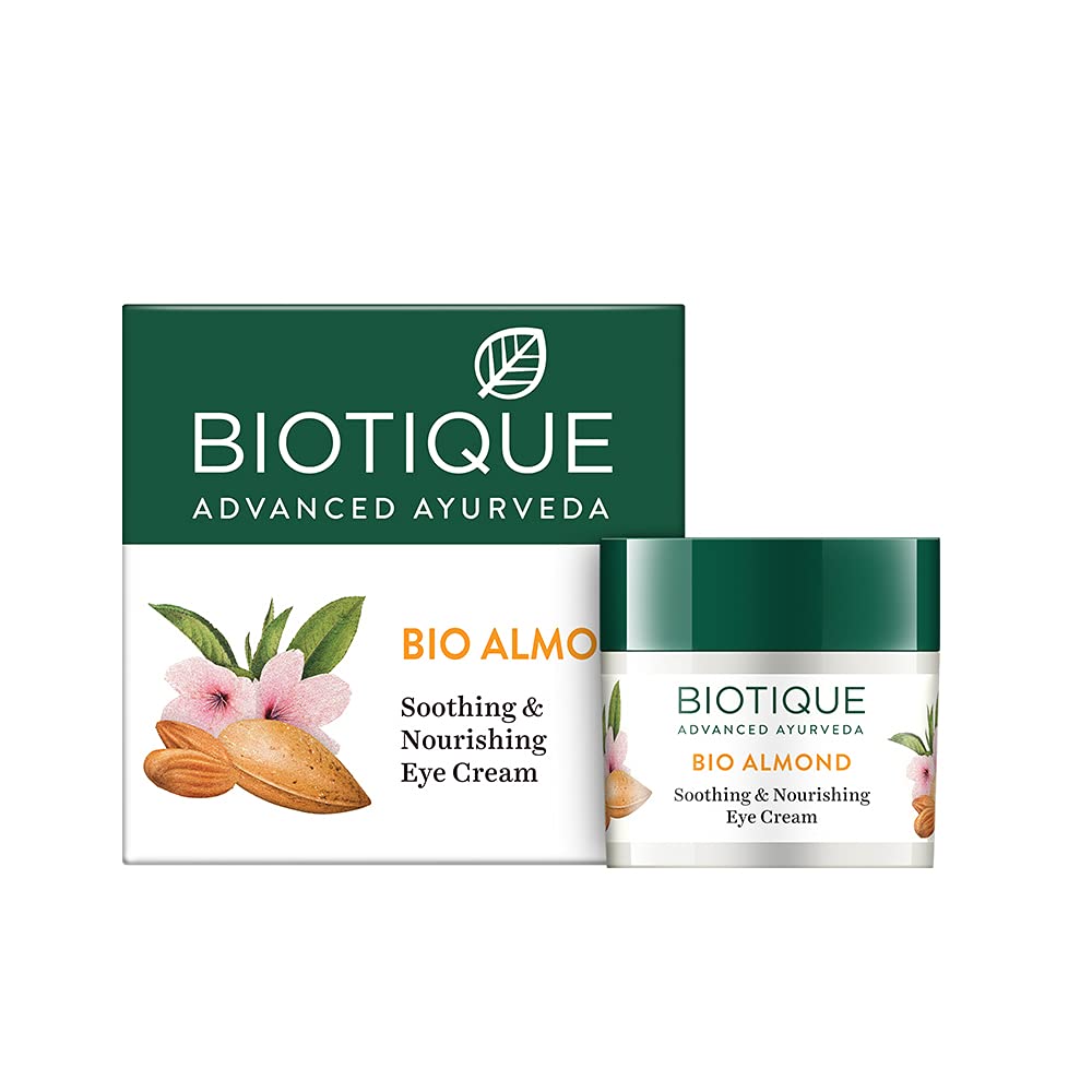 Biotique Almond Under Eye Cream For Dark Circles & Puffiness 16 g