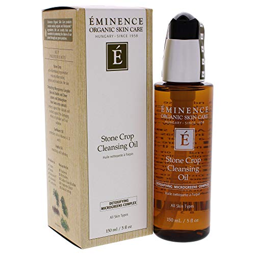 Eminence Organic Skincare Stone Crop Cleansing Oil, Multi, Unscented, 5 Fl Oz