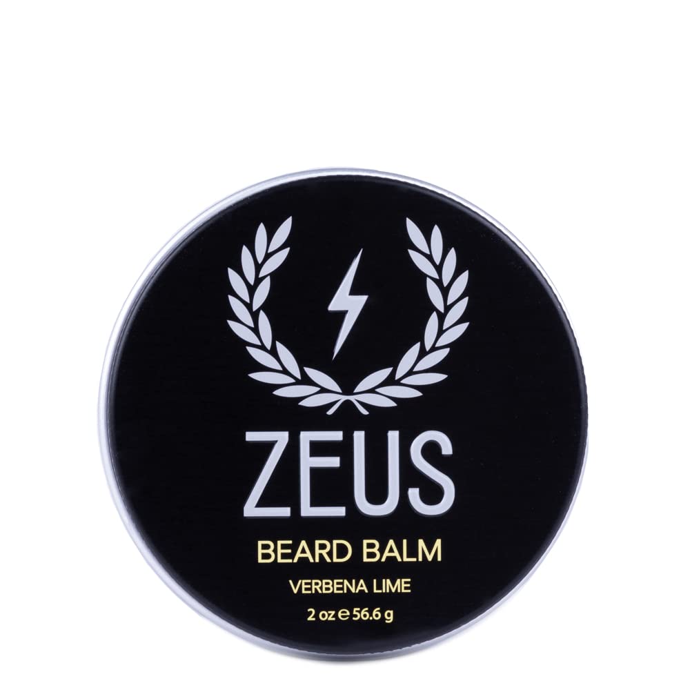 ZEUS Conditioning Beard Balm, Verbena Lime, 2 Ounce