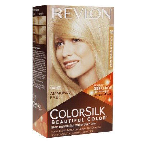 Revlon Colorsilk Beautiful Color, Permanent Hair Color with Keratin, 40ml + 40ml + 11.8ml - 03 Ultra Light Sun Blonde (Pack of 3)