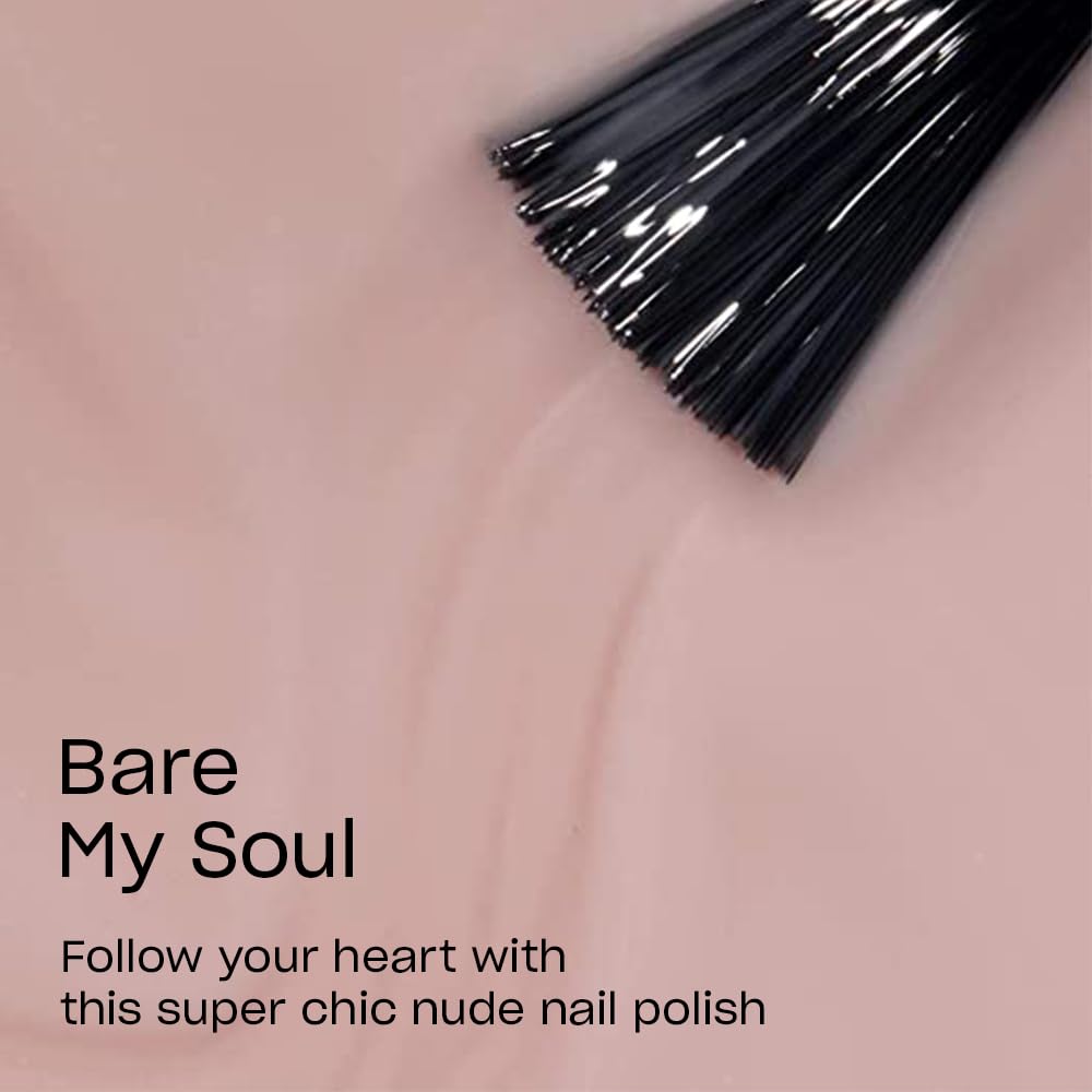 OPI Nail Lacquer Bare My Soul | Sheer Soft Beige Crème Chip Resistant Nail Polish | Always Bare For You Collection