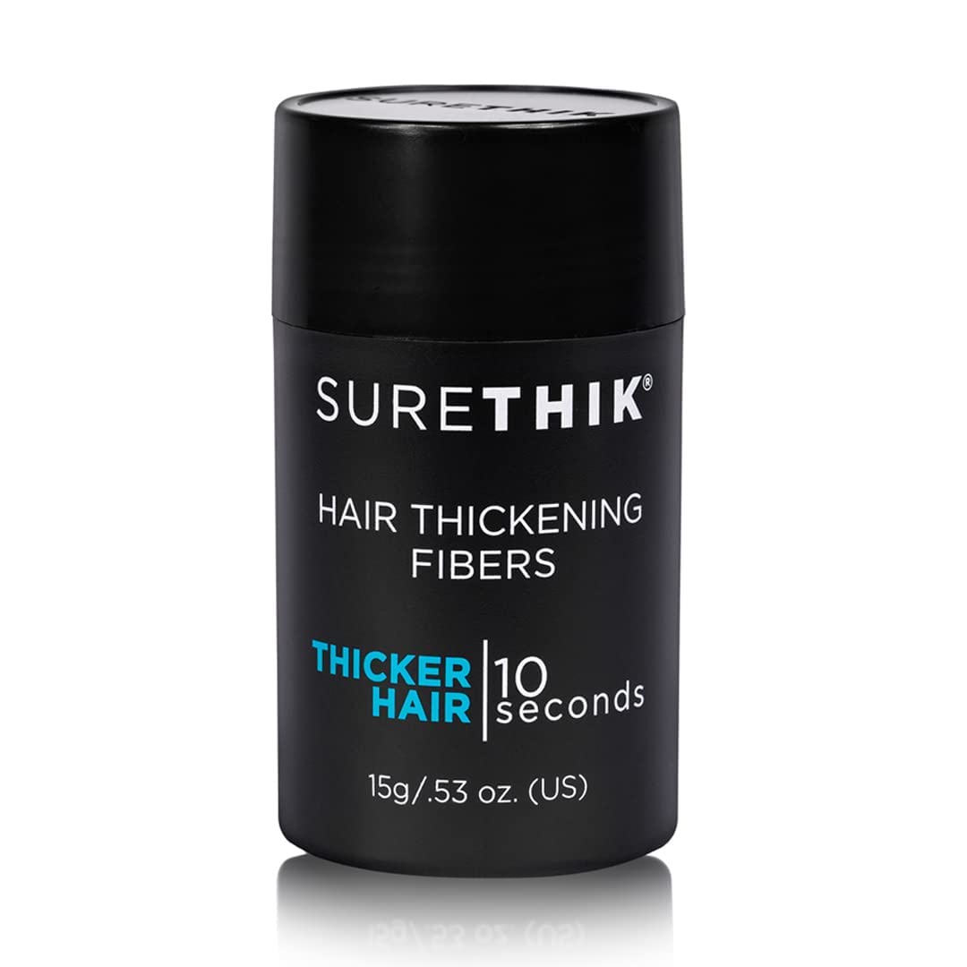 SureThik Thickening Hair Fibers, Black, 13 gram
