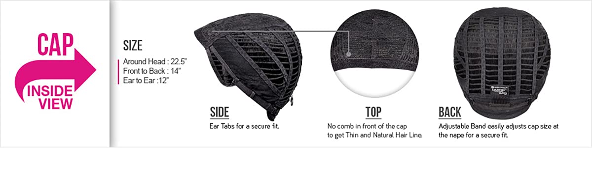 Sensationnel Bump Wig 100% Human Hair Fab Fringe (4)