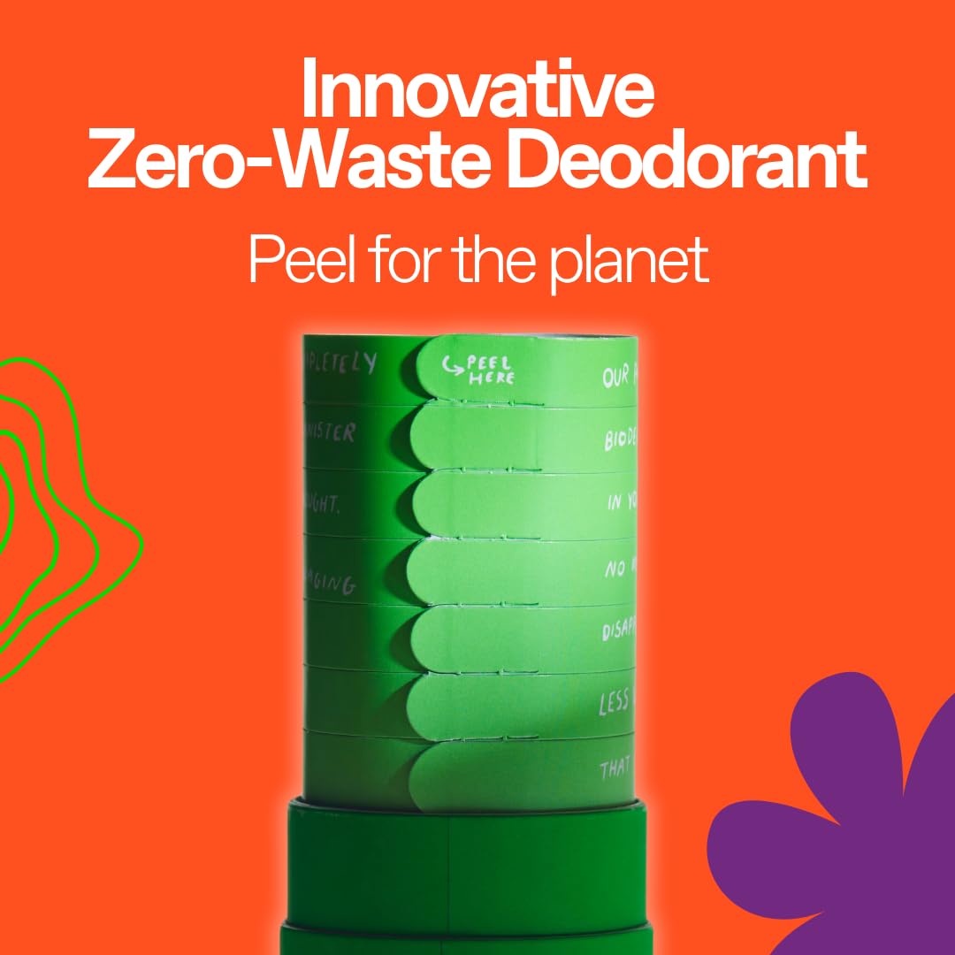 Human Essentials Natural Deodorant | Alumium Free, Plant-Based, Baking Soda & Plastic Free | Long-Lasting Protection for Sensitive Skin | Vegan and Eco-Friendly MADE IN USA